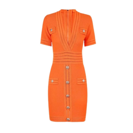 ORANGE LOVE BALM DRESS By Yessey