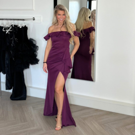 AUBERGINE OFF SHOULDER AVONDJURK By Yessey