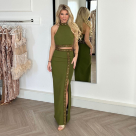 OLIVE GLAM PARTYOUTFIT By Yessey