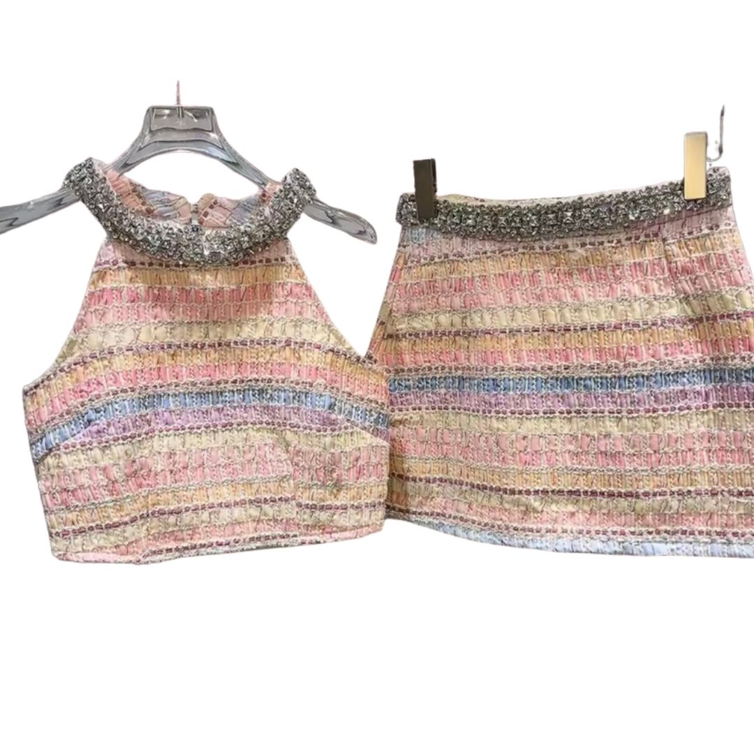 PASTEL SHINE HIGH NECK SET By Yessey