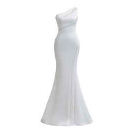 ONE SHOULDER WHITE  AVONDJURK By Yessey