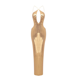 GOUDEN PAILLET AVONDJURK LAGE RUG By Yessey