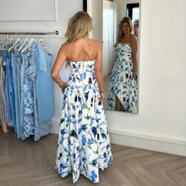 BLUE BERRY BREEZE  STRAPLESS JURK By Yessey