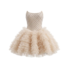 KORTE BRUILOFT GAST JURK GLAM By Yessey