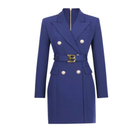 B BELT BLAZER  DRESS NAVY By Yessey