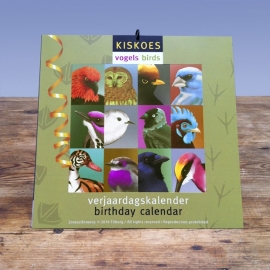 KISKOES Birthday calendar Birds