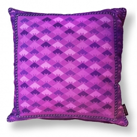 Housse coussin velours Violette PLUIE VIOLETTE