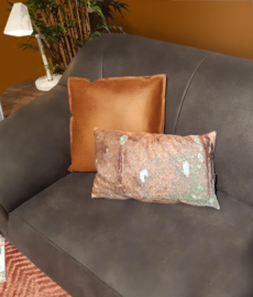 Velvet Cushion Cover Gray 10