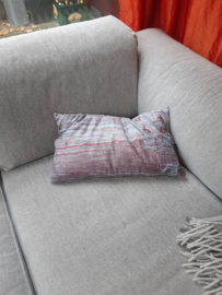 Housse de coussin velours GRIS 11