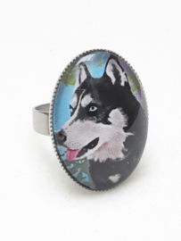 Cabochon-Ring Hund IGOR