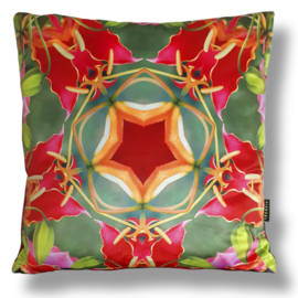 Cushion cover velvet  FLAME LILY