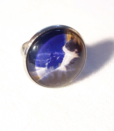 Anello cabochon gatto MUSING...