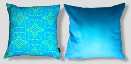 Turquoise velvet cushion cover TURQUOISE