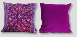 Housse coussin velours Violette LAVANDE