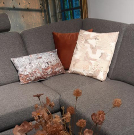 Housse de coussin velours GRIS 4