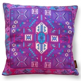 Housse coussin velours Violette AMÉTHYSTE