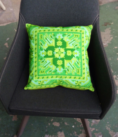 Housse coussin velours LIME