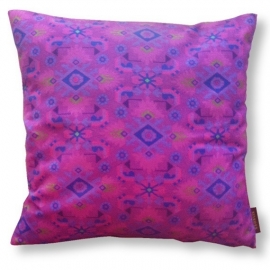 Purple velvet cushion cover VIOLET