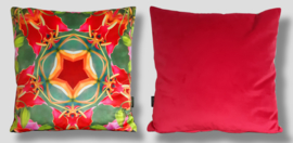 Cushion cover velvet  FLAME LILY