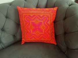 Sofa pillow Red velvet cushion cover RED TEMPTATION