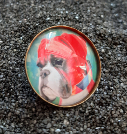 Cabochon-Ring Hund BACO