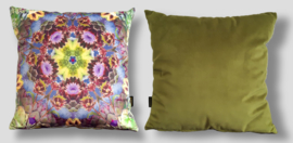 Cushion cover velvet ARTICHOKE