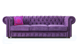 Housse coussin velours Violette CROCUS