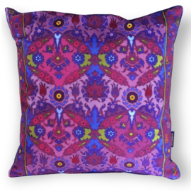 Housse coussin velours Violette VIOLA