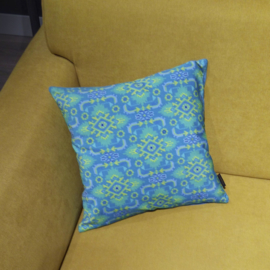 Turquoise velvet cushion cover TURQUOISE