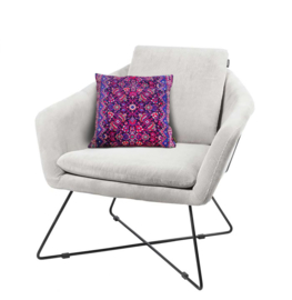 Housse coussin velours Violette LAVANDE