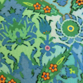 Turquoise velvet cushion cover CARIBBEAN