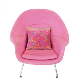 Pink velvet cushion cover CANDY