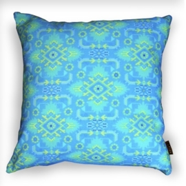 Turquoise velvet cushion cover TURQUOISE