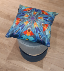 Cushion cover velvet HARLEQUIN MACAW