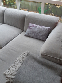 Velvet Cushion Cover Gray 15