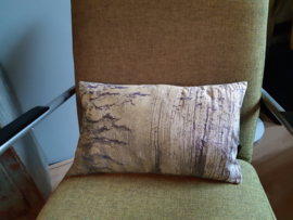 Velvet Cushion Cover Gray 1