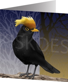  YELLOW-CRESTED BLACKBIRD