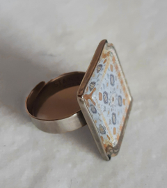 Bague cabochon VULCAN naturel