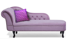 Housse coussin velours Violette PLUIE VIOLETTE