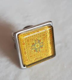 Cabochon Ring CURRY gelb