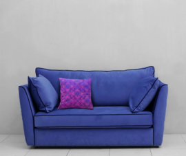 Housse coussin velours Violette POURPRE