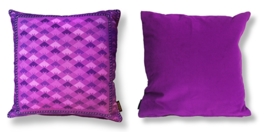 Housse coussin velours Violette PLUIE VIOLETTE