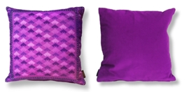 Purple velvet cushion cover PURPLE RAIN
