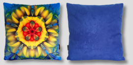 Cushion cover velvet SCARLET MACAW