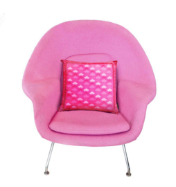 Pink velvet cushion cover PINK LADY