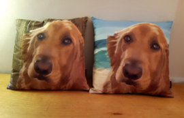 Personalized Throw pillow BOGEY 2x