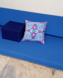 Housse coussin velours Bleu AZUR