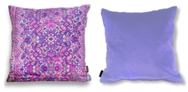 Housse coussin velours Violette LILAS