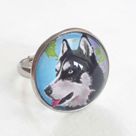 Cabochon-Ring Hund IGOR