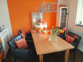 Housse coussin velours Orange APEROL SPRITZ